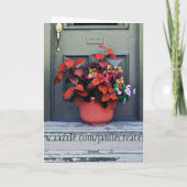 新しいホームおめでとうグリーティングカード カード (裏面)