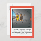 新しいホームおもしろいアナウンスはがき 案内ポストカード (正面/裏面)