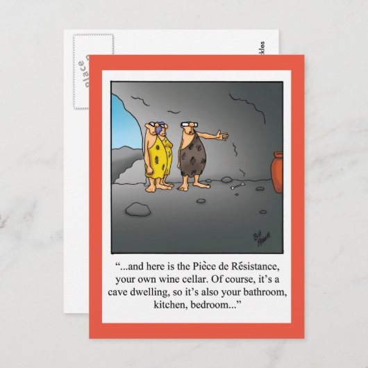 新しいホームおもしろいアナウンスはがき 案内ポストカード (正面/裏面)