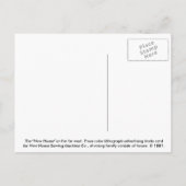 新しいホームと裁縫マシン 案内ポストカード (裏面)