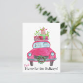 新しいホームのカスタマイズ可能なフォトカード ポストカード (スタンド正面)