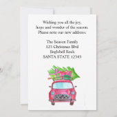 新しいホームのカスタマイズ可能なフォトカード 招待状 (裏面)