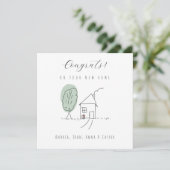 新しいホームのミニマルおめでとう シーズンカード (スタンド正面)