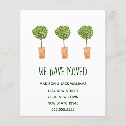 新しいホームの予算 |住所の変更 |移動 (正面)