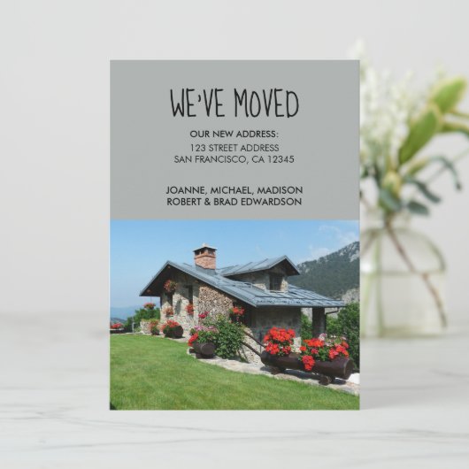 新しいホームの写真のお知らせを移動 案内状 (スタンド正面)