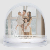 新しいホームの初めてのクリスマス両面写真 (正面)