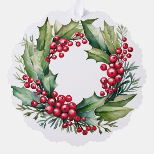 新しいホームの初めてのクリスマス- オーナメントカード (裏面)