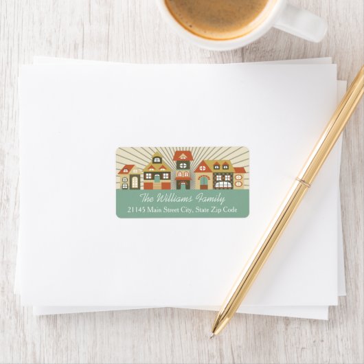 新しいホームの移動住所 シール (インサイチュ)