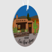 新しいホームアドビパーソナライズされたー オーナメント (正面)