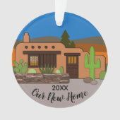 新しいホームアドビパーソナライズされたー オーナメント (正面)