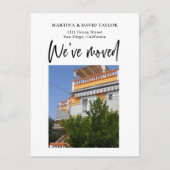 新しいホームアドレスの写真の移動のお知らせ ポストカード (正面)