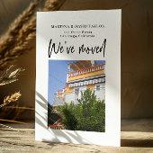 新しいホームアドレスの写真の移動のお知らせ ポストカード