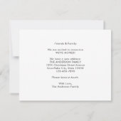 新しいホームアドレスを移動した3つの写真を移動 案内状 (裏面)