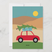 新しいホームアドレスを移動してクリスマスを楽しむ シーズンカード (裏面)