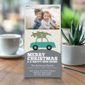 新しいホームアドレスを移動してクリスマスを楽しむ シーズンカード