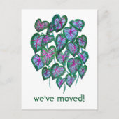 新しいホームアドレスカラジ葉ウムウォーターカラーシック ポストカード (正面)