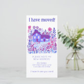 新しいホームアドレスキュートファームハウスツリーフリーカード セーブザデート (スタンド正面)