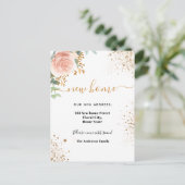 新しいホームアドレスバラ金ゴールドフローラユーカリ 案内ポストカード (スタンド正面)