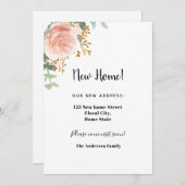 新しいホームアドレスバラ金ゴールドフローラユーカリ 案内状 (正面/裏面)