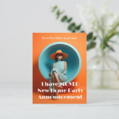 新しいホームアドレスパーティーの発表 ポストカード (スタンド正面)