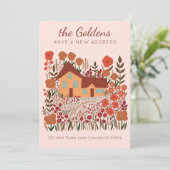 新しいホームアドレスムービングファームハウスフラワーズオータム カード (スタンド正面)