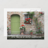 新しいホームアドレス引っ越しましたはがき 案内ポストカード (正面/裏面)
