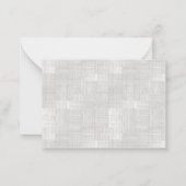 新しいホームアドレス引っ越しましたフローラの発表 ノートカード (裏面)