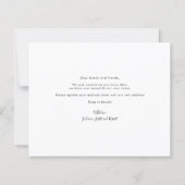 新しいホームアドレス引っ越しました通知カード (裏面)