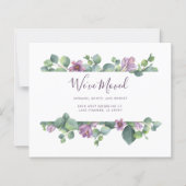 新しいホームアドレス引っ越しました通知カード (正面)