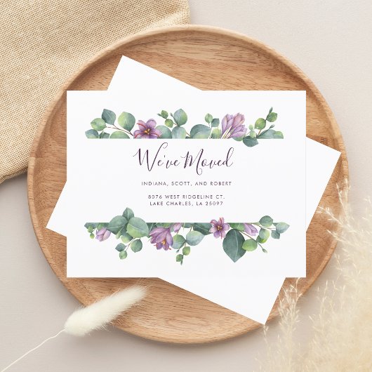 新しいホームアドレス引っ越しました通知カード