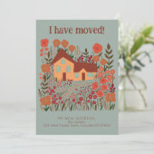 新しいホームアドレス私は農家の花を移動した カード (スタンド正面)