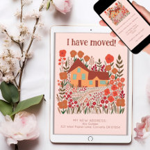 新しいホームアドレス私は農家の花を移動した