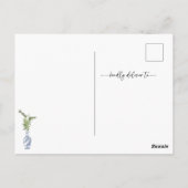 新しいホームアドレス ポストカード (裏面)