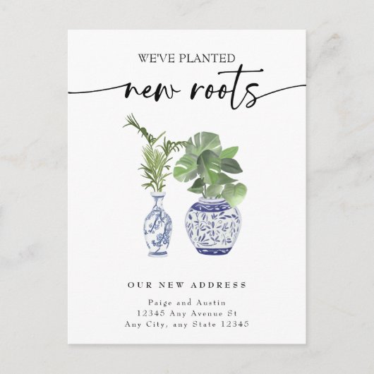 新しいホームアドレス ポストカード (正面)