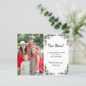 新しいホームアドレスeucalyptusフォトカード (スタンド正面)