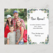 新しいホームアドレスeucalyptusフォトカード (正面)