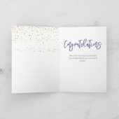 新しいホームウォーターカラーおめでとうございます カード (内部)