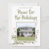 新しいホームウォーターカラーホリーワンフォトアドレスの変更 シーズンカード (正面)