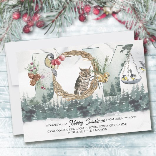 新しいホームウッドランドフォレストからの喜び自然移動 案内状