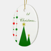 新しいホームオーナメントでクリスマス セラミックオーナメント (左)
