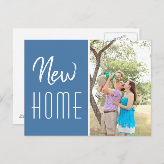 新しいホームカスタムの住所の変更 案内ポストカード (正面/裏面)