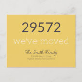 新しいホームカスタムアモダンドレスの移動 ポストカード (正面)