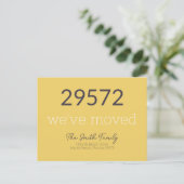 新しいホームカスタムアモダンドレスの移動 ポストカード (スタンド正面)