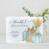 . .新しいホームカボチャ素朴の動きに感謝 案内状 (スタンド正面)