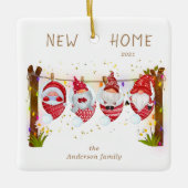 新しいホームカワイイ格言写真セラミックオーナメント セラミックオーナメント (正面)