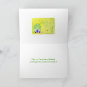 新しいホームカードのご利用おめでとうございます カード (内部)