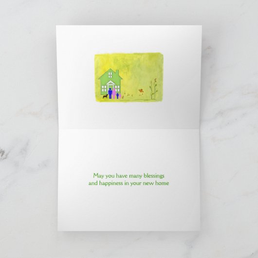 新しいホームカードのご利用おめでとうございます カード (内部)