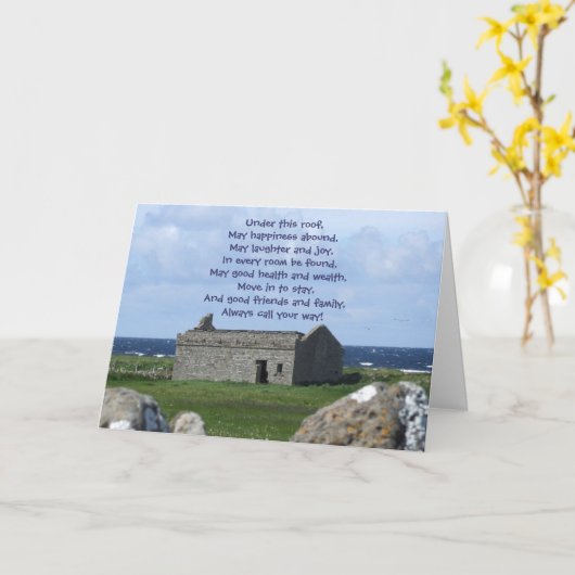 新しいホームカードの購入おめでとうございます カード (黄色い花)