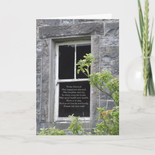 新しいホームカードの購入おめでとうございます カード (正面)