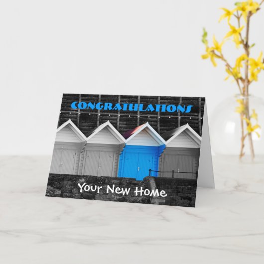 新しいホームカードをお使いいただき、おめでとうございます カード (黄色い花)